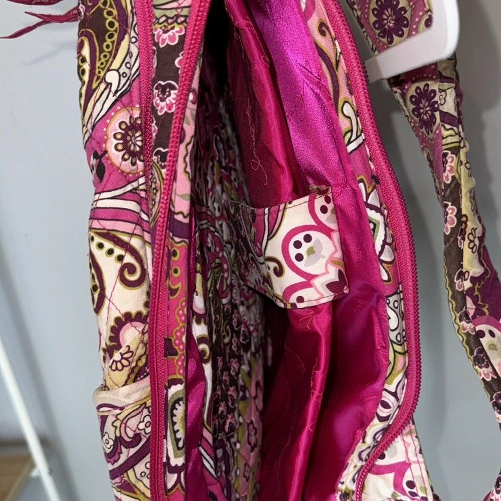 Vera Bradley Very Berry Paisley Campus Backpack